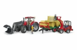 Bruder 3198 Case IH Optum 3 CVX Met Voorlader, Balenwagen -OUTDOOR SPEELGOED Winkel 3198 4