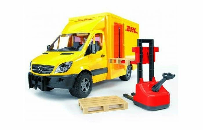 Bruder 2534 Mercedes Benz Sprinter DHL 4 Bruder 2534 Mercedes Benz Sprinter DHL - Afbeelding 2