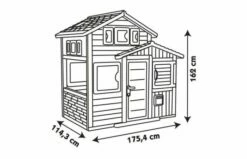 Smoby Evo Friends Speelhuis -OUTDOOR SPEELGOED Winkel 33 34 00 sm 810204 5