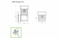 EXIT Crooky 700 Houten Speelhuis -OUTDOOR SPEELGOED Winkel 33e11398cbd4db60e8a5f14b8f665dd60116f6f33882a67c3640e7fff0d26890