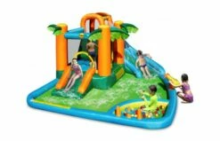 Happy Hop Springkussen The Oasis 7 In 1 -OUTDOOR SPEELGOED Winkel 342 5 9264 main picture with kids and water