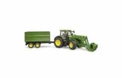 Bruder 3155 John Deere 7R 350 Tractor Met Voorlader En Kiepaanhanger -OUTDOOR SPEELGOED Winkel 348 3155 2