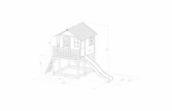 Axi Marc Speelhuis (bruin/wit) -OUTDOOR SPEELGOED Winkel 406c256464b36a1a4b924cb9674e94e6f43a4a1acd22f1b08e4983209dce77f3