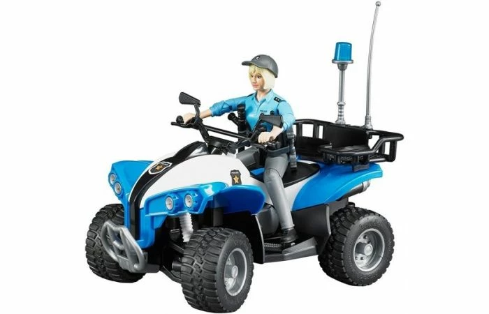 Bruder 63010 World Politie Quad Met Agente En Accessoires 4 Bruder 63010 World Politie Quad Met Agente En Accessoires - Afbeelding 2