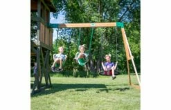 Eagles Nest Elite Speeltoren Met Schommels, Glijbaan En Uitkijktoren -OUTDOOR SPEELGOED Winkel 46 1 4