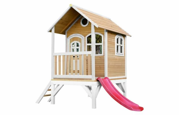 Axi Speelhuis Tom (bruin/wit) 4 Axi Speelhuis Tom (bruin/wit) - Afbeelding 2