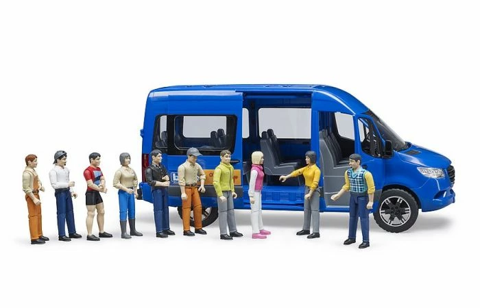 Bruder 2670 MB Sprinter Transfer Met Chauffeur En Passagier 6 Bruder 2670 MB Sprinter Transfer Met Chauffeur En Passagier - Afbeelding 4