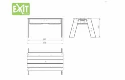EXIT Aksent Zand- En Watertafel L 21 EXIT Aksent Zand- En Watertafel L -OUTDOOR SPEELGOED Winkel 5178593015e349cd5ace7b6965d901952932c9468d1c288085105308254a67e7