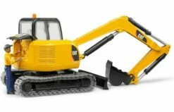 Bruder 2466 CAT Minibagger Met Speelfiguur -OUTDOOR SPEELGOED Winkel 57a2e0bcfff7120751311448e09521df942d57d42fe33a0efd03f7eecc3d3121