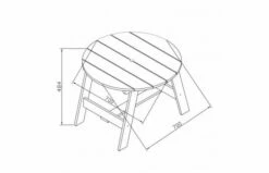 AXI 3-delig Picknickset Rond Grijs/wit -OUTDOOR SPEELGOED Winkel 57f0a5a1dfff22e23768887984ae86174fb3815bb8530798b88fb5656922b893