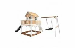 AXI Speelhuis Liam Met Roxy Nestschommel (bruin/wit) -OUTDOOR SPEELGOED Winkel 5c981ecc3261fd8c2d5f9c0544f9d41f8ad709ce2874d724083781aa603a63ed