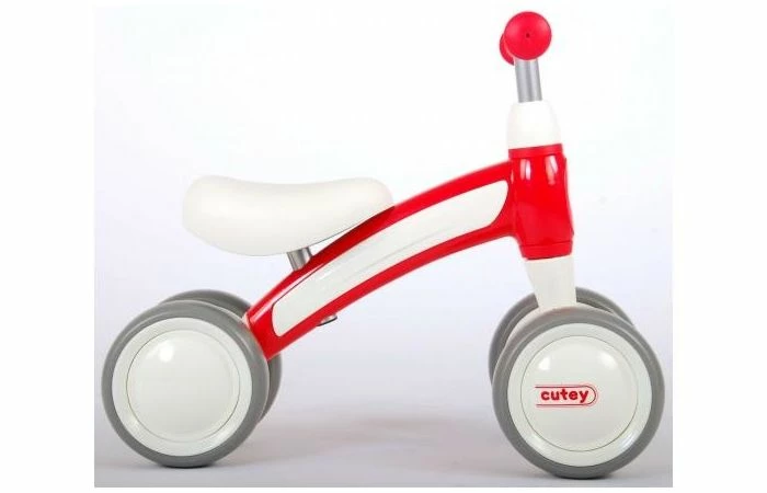 Q-Play Cutey Ride On Loopfiets Rood 3 Q-Play Cutey Ride On Loopfiets Rood