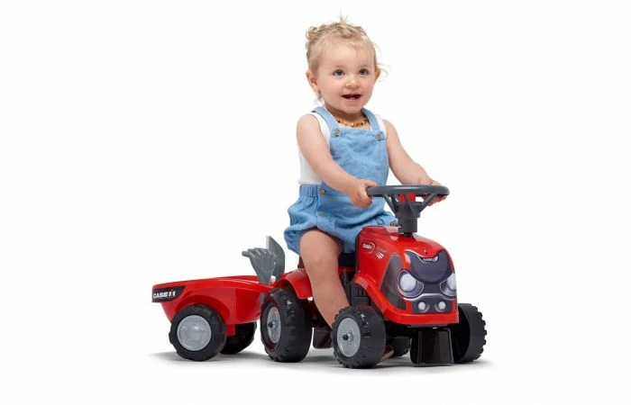 Falk Baby Case IH Ride-On Looptractor Rood 6 Falk Baby Case IH Ride-On Looptractor Rood - Afbeelding 4