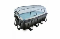 EXIT Zwembad 400x200x122cm Met Overkapping En Zandfilterpomp -OUTDOOR SPEELGOED Winkel 60a182806cf51e22bd2c84bc13654c41f14c3f5f999b8dd90130ffe04ffb69c8