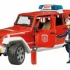 Bruder 2528 Jeep Wrangler Brandweer + Speelfiguur