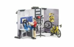 Bruder 63120 Bworld Fietsenwinkel Met Werkplaats -OUTDOOR SPEELGOED Winkel 64