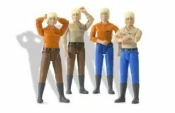 Bruder Vrouw 60401 Met Blond Haar En Laarzen