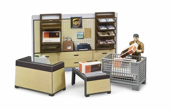 Bruder 6225 Bworld UPS Pakketpunt 4 Bruder 6225 Bworld UPS Pakketpunt - Afbeelding 2