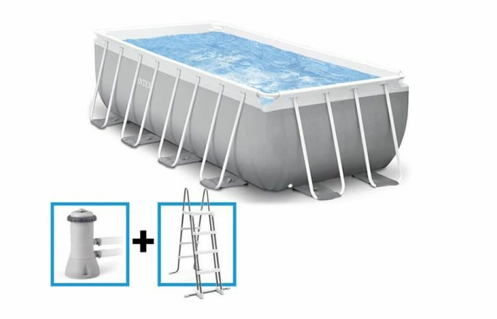 Intex Prism Frame Zwembad 400x200x100 Cm 4 Intex Prism Frame Zwembad 400x200x100 Cm - Afbeelding 2