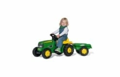 Rolly Toys RollyKid John Deere Traptractor Met Aanhanger -OUTDOOR SPEELGOED Winkel 704 1219 2