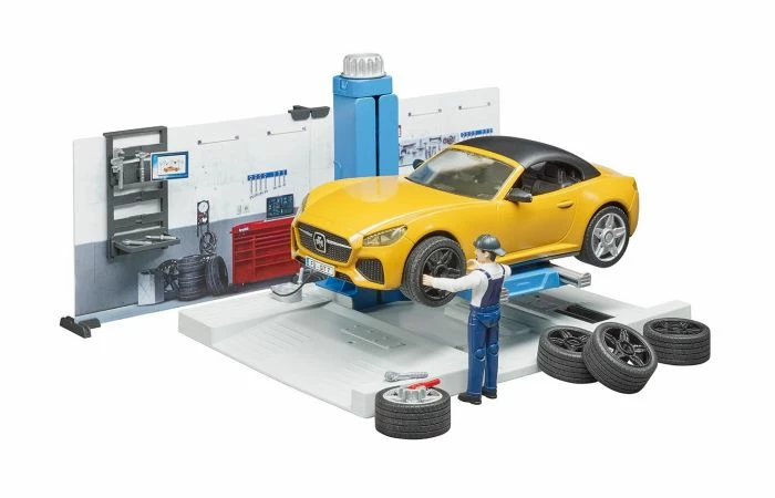Bruder 62110 Auto Service Werkplaats 3 Bruder 62110 Auto Service Werkplaats