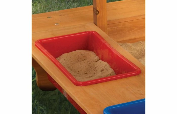 KidKraft Zandbak Met Zonnedak Voor Buiten - Marineblauw En Wit 17 KidKraft Zandbak Met Zonnedak Voor Buiten - Marineblauw En Wit - Afbeelding 15