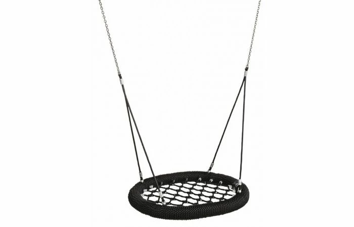 KBT Nestschommel 'oval Pro' - D: 1000 Mm - Zwart/zwart/zwart 8 KBT Nestschommel 'oval Pro' - D: 1000 Mm - Zwart/zwart/zwart - Afbeelding 6