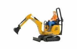 Bruder 62002 JCB Microkraan Met Bestuurder