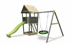 EXIT Aksent Speeltoren Met Aanbouwschommel (nestschommel)