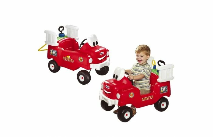 Little Tikes Cozy Coupe Brandweer Truck Loopauto 10 Little Tikes Cozy Coupe Brandweer Truck Loopauto - Afbeelding 8