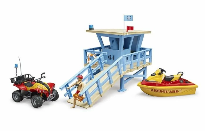 Bruder 62780 Bworld Reddingsbrigade Met Voertuigen 5 Bruder 62780 Bworld Reddingsbrigade Met Voertuigen - Afbeelding 3