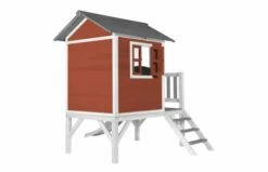 AXI Beach Lodge XL Speelhuis Scandinavisch Rood Met Glijbaan -OUTDOOR SPEELGOED Winkel 8717973933281.iwb .04 1920x1920