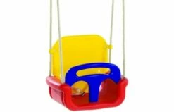 KBT Meegroei Babyschommelzitje Rood / Geel / Blauw
