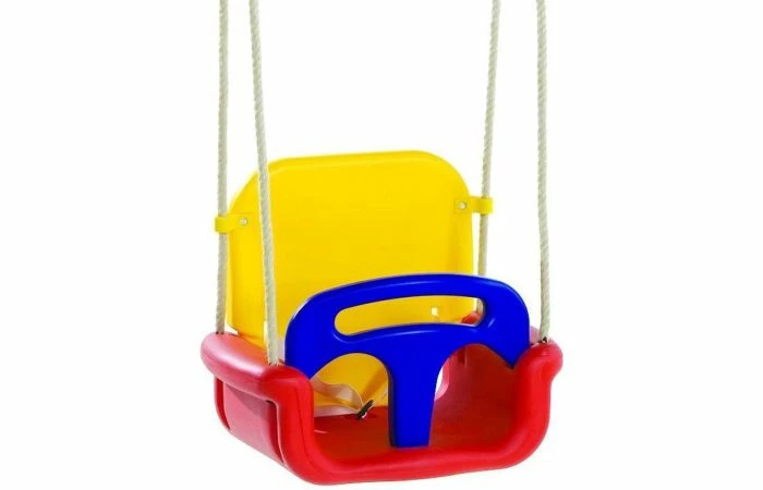 KBT Meegroei Babyschommelzitje Rood / Geel / Blauw 3 KBT Meegroei Babyschommelzitje Rood / Geel / Blauw