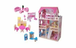 Poppenhuis Met Meubelset (17-delig) -OUTDOOR SPEELGOED Winkel 972a5963f0a7fa09ad95ba5a1827bb03c979deea7c08e2c11fca7ba43821ebf4