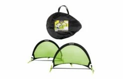 SportX Voetbaldoel Set 2 Goals Zwart/groen
