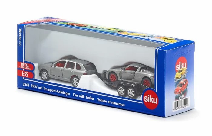 Siku 2544 Personenwagen Met Transportaanhangwagen 4 Siku 2544 Personenwagen Met Transportaanhangwagen - Afbeelding 2