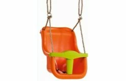 Babyzitje 'luxe' Oranje/limoen Groen