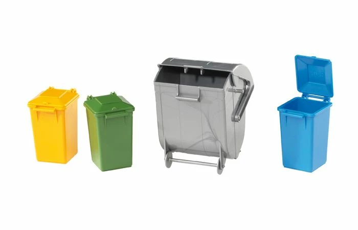 Bruder 2607 Set Vuilniscontainers 3 Bruder 2607 Set Vuilniscontainers