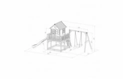 AXI Speelhuis Liam Met Roxy Nestschommel (bruin/wit) -OUTDOOR SPEELGOED Winkel 9c36d4b0ec46bd7140e3337bd8a6388384161876d6d60c74a4318939455b5c09