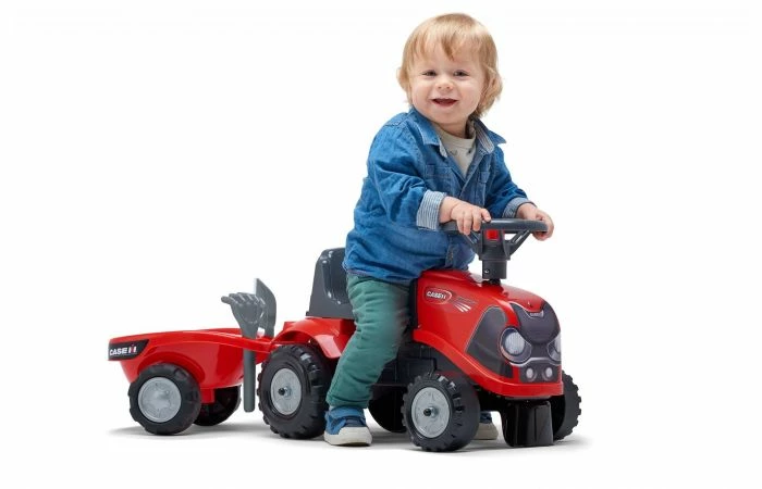 Falk Baby Case IH Ride-On Looptractor Rood 5 Falk Baby Case IH Ride-On Looptractor Rood - Afbeelding 3