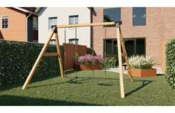 Outdoor Island Basic Schommel Flip -OUTDOOR SPEELGOED Winkel a frame dubbel v2 2 foto