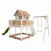 Axi Speelhuis Liam Met Enkele Schommel (bruin/wit) -OUTDOOR SPEELGOED Winkel a35214d4a1a2cd69a520d972fdc89eab4a229115425865b698d909bf121c273e