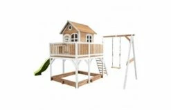 Axi Speelhuis Liam Met Enkele Schommel (bruin/wit)