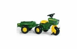 Rolly Toys RollyTrac John Deere Driewieler Met Aanhanger