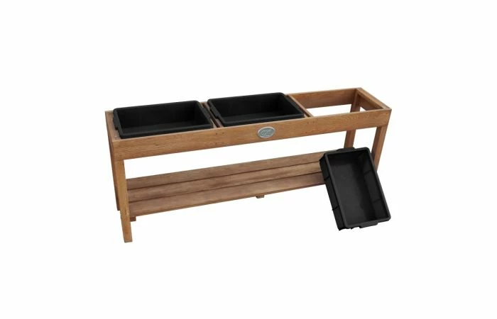 AXI Activiteiten Tafel Met 3 Bakken Donker Bruin 5 AXI Activiteiten Tafel Met 3 Bakken Donker Bruin - Afbeelding 3