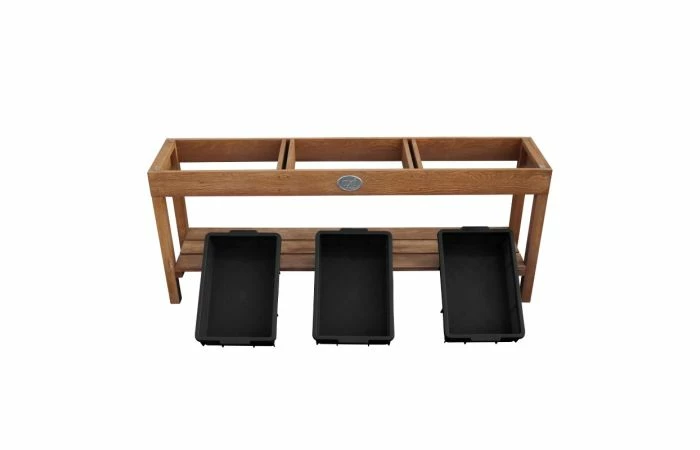 AXI Activiteiten Tafel Met 3 Bakken Donker Bruin 6 AXI Activiteiten Tafel Met 3 Bakken Donker Bruin - Afbeelding 4