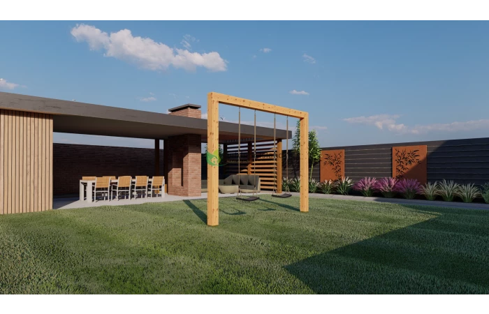 Outdoor Island Authentieke Schommel Jane 5 Outdoor Island Authentieke Schommel Jane - Afbeelding 3