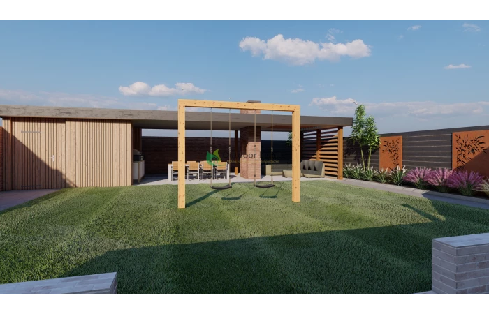 Outdoor Island Authentieke Schommel Jane 4 Outdoor Island Authentieke Schommel Jane - Afbeelding 2