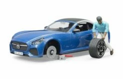 Bruder 3481 Roadster Met Chauffeur 10 Bruder 3481 Roadster Met Chauffeur -OUTDOOR SPEELGOED Winkel auto blauw 3